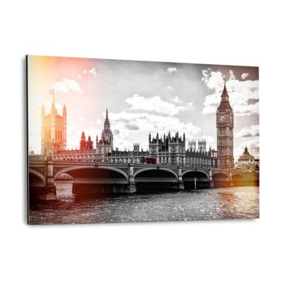 Londres - Puente de Westminster - imagen Alu-Dibond