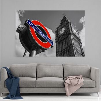 Londres - Métro Big Ben - Image Alu-Dibond 2
