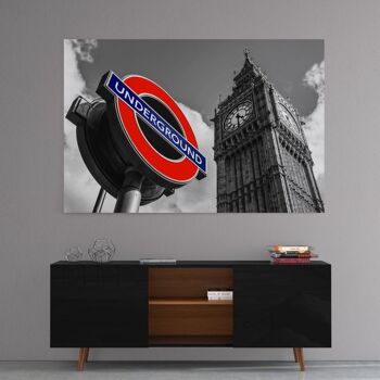 Londres - Métro Big Ben - Image Alu-Dibond 3