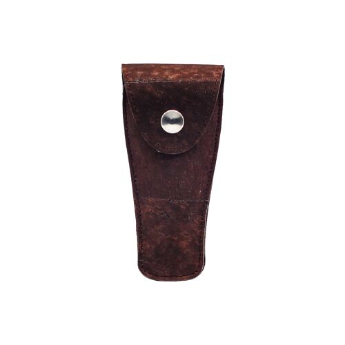The Personal Barber Cork Safety Razor Case Brown