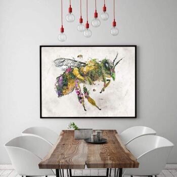Monde des abeilles - Image Alu-Dibond 2