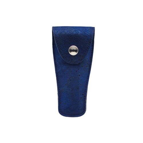 The Personal Barber Cork Safety Razor Case Blue