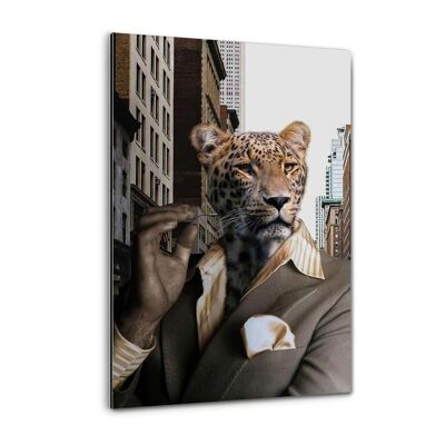 Business Tiger - Alu-Dibond Bild