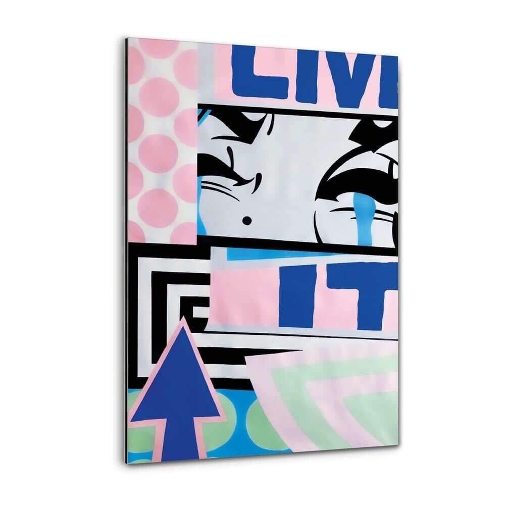 LIVE IT - Photo Alu-Dibond