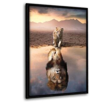 Lion Reflet - Image Alu-Dibond 6