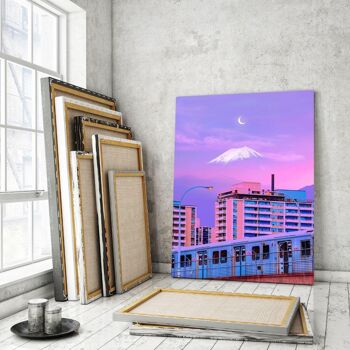 Pastel City - Image Alu-Dibond 3