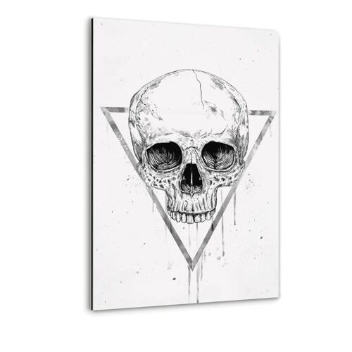 Skull In A Triangle #1 - Alu-Dibond Bild