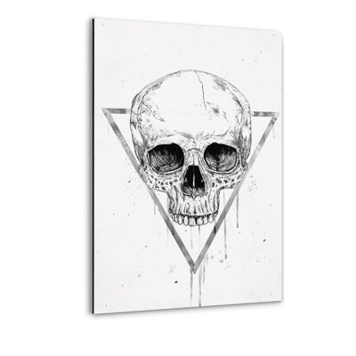 Skull In A Triangle #1 - Alu-Dibond Bild