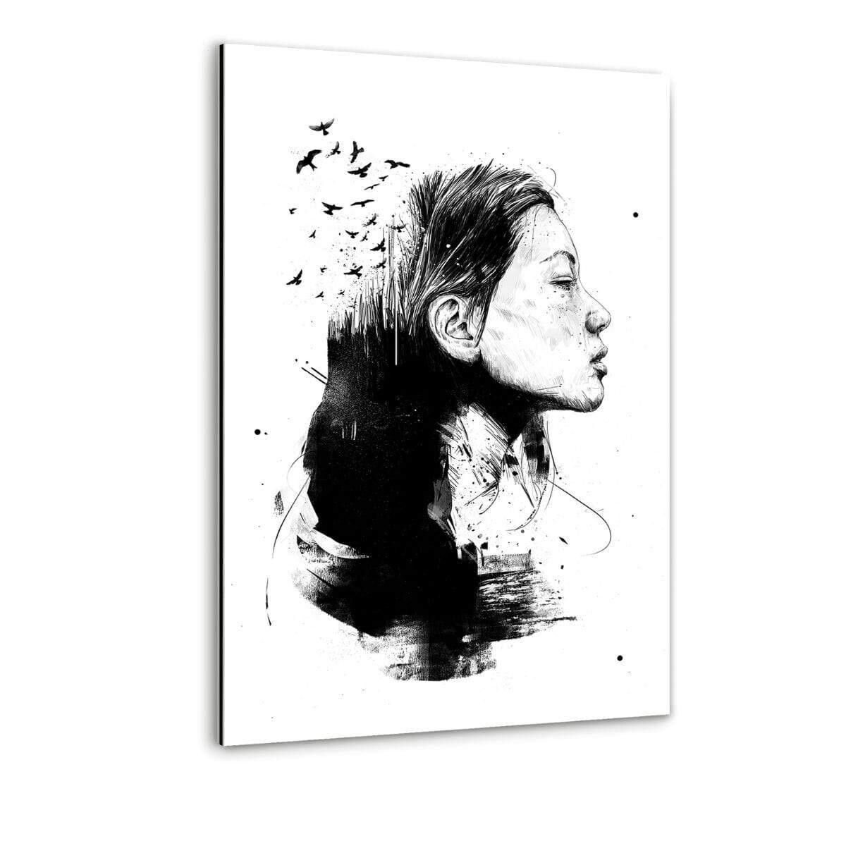 Apri la tua mente - Immagine in alluminio Dibond