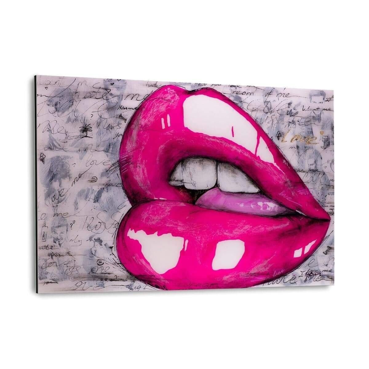 LABIOS ROSADOS FUERTES - imagen Alu-Dibond