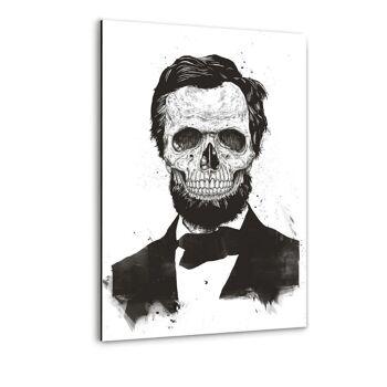 Dead Lincoln n/b - Image Alu-Dibond 1