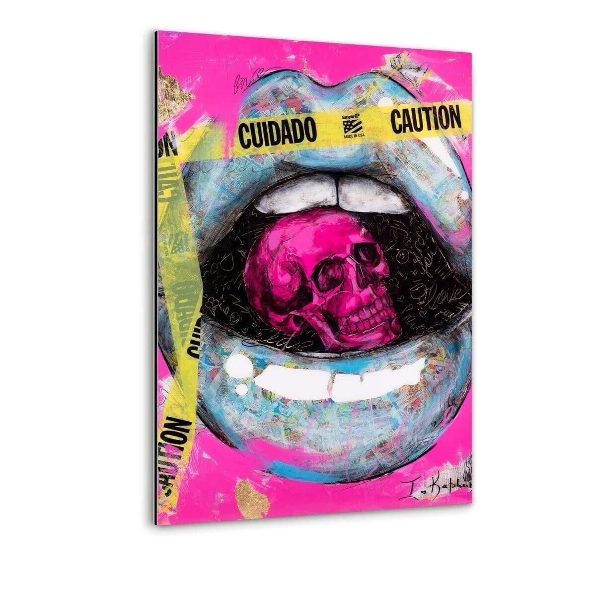 LABIOS DE PRECAUCIÓN - imagen Alu-Dibond