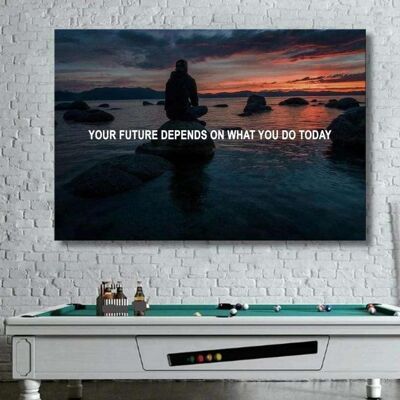 YOUR FUTURE - Alu-Dibond Bild