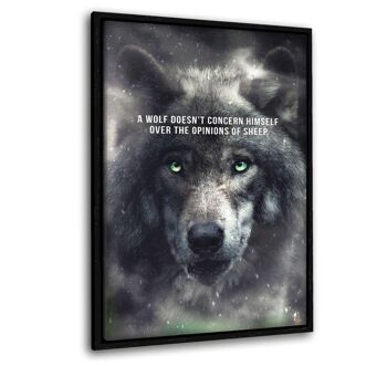 Wolf Mentality - Image Alu-Dibond 5