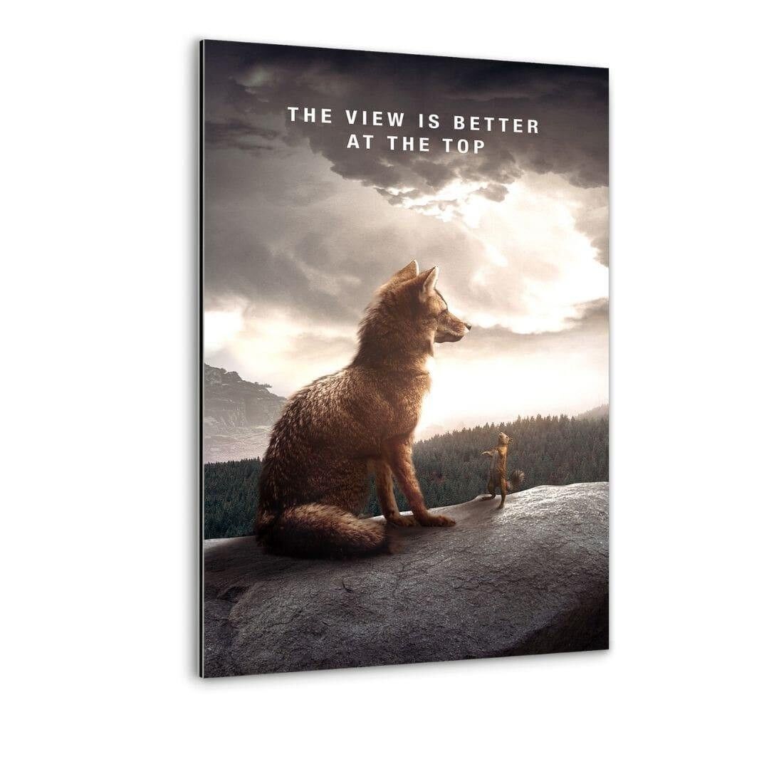 The Best View - Alu-Dibond Bild