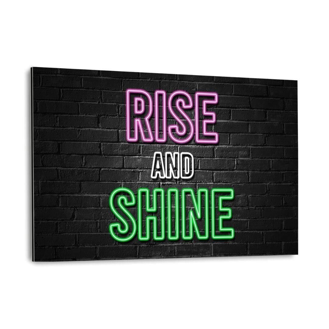 RISE AND SHINE - imagen Alu-Dibond