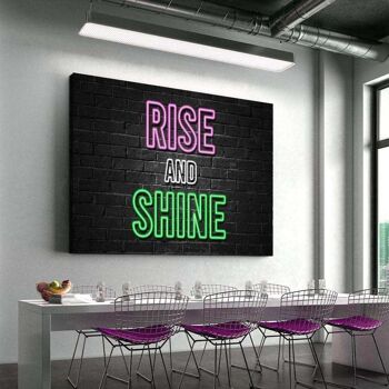 RISE AND SHINE - Image Alu-Dibond 2