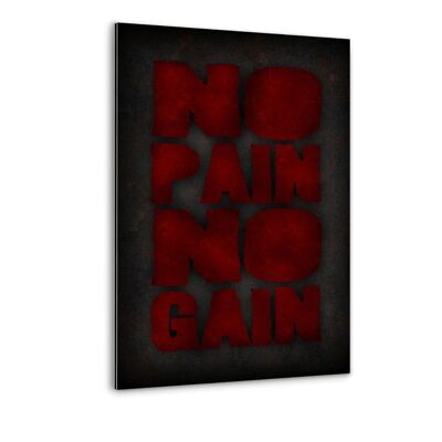 No Pain no Gain #2 - Image Alu-Dibond