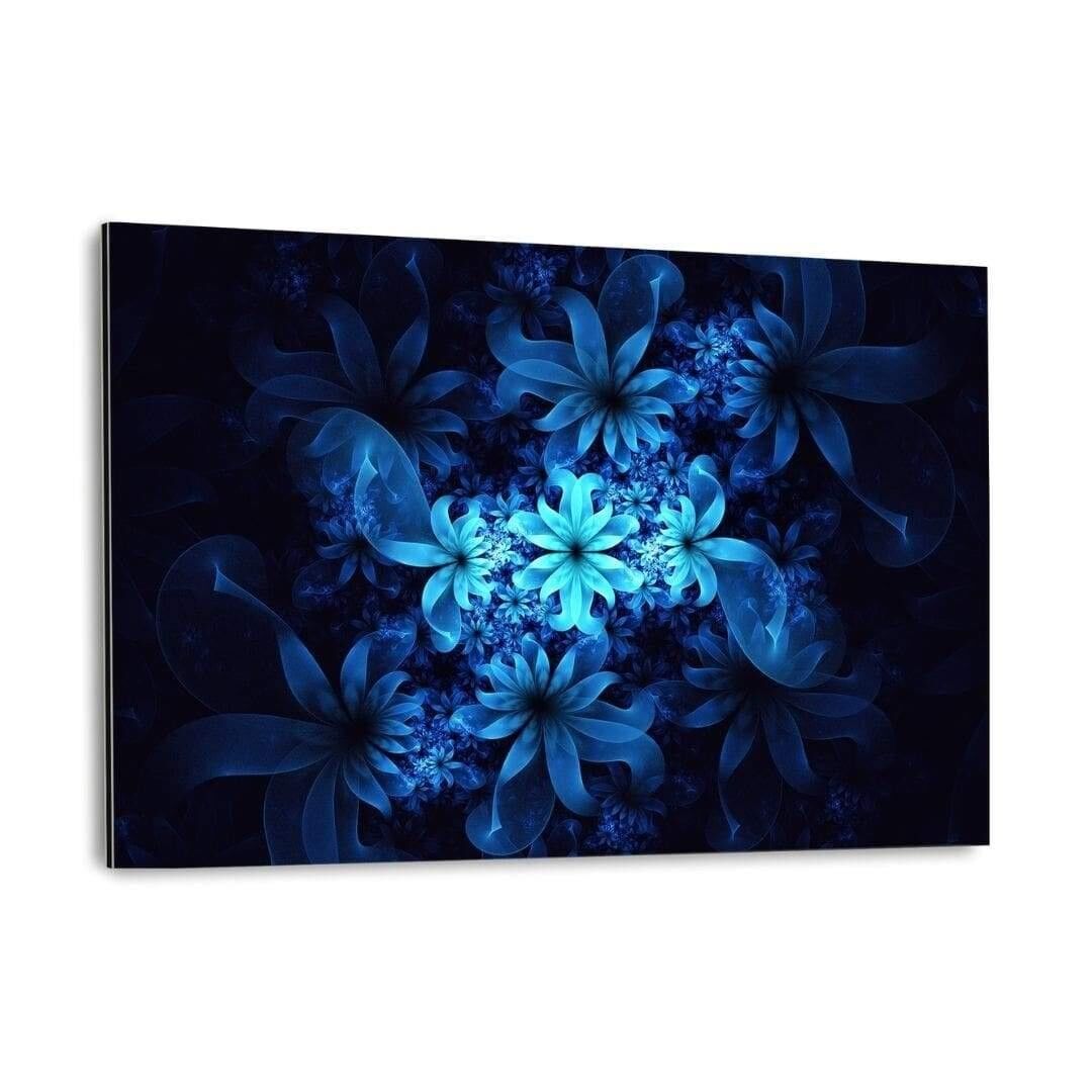Fiori luminosi - Immagine in alluminio Dibond
