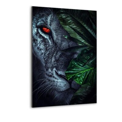Jungle Lion #2 - Alu-Dibond Bild
