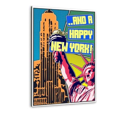 Happy New York - Image Alu-Dibond