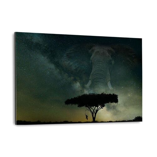Galaxy Elephant - Alu-Dibond Bild