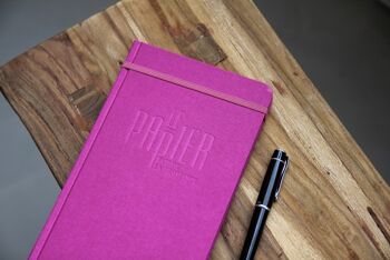 Carnet Notebook A5 Rose Orchidée -  128 pages lignées 3