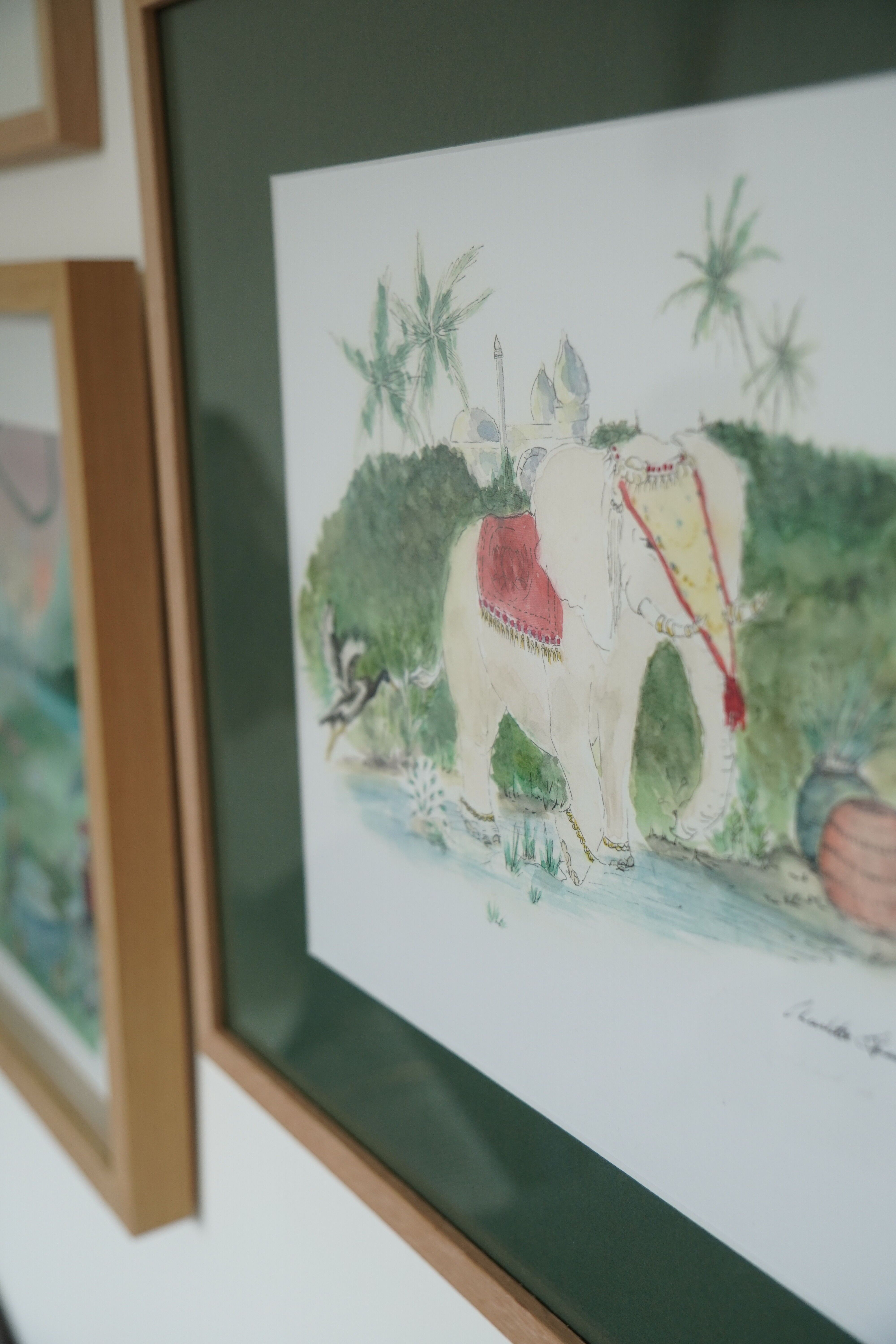 Aquarellposter – Dschungel-Safari-Kinderdekoration