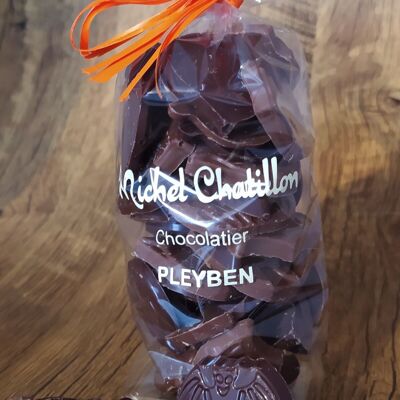 Halloween chocolate con leche y frituras de chocolate negro bolsa 200g