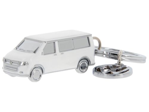 VOLKSWAGEN BUS VW T5/T6 Combi 3D Porte-clés - blanc