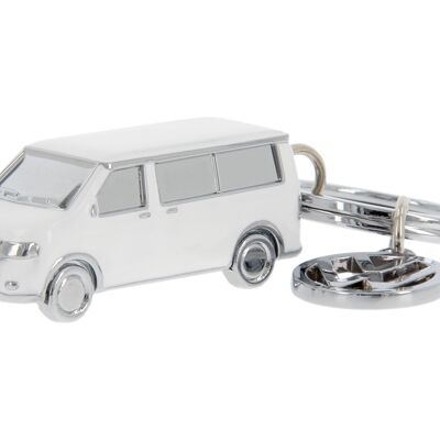 VOLKSWAGEN BUS VW T5/T6 Bus 3D Key ring - white
