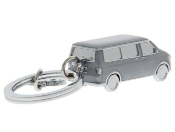 VOLKSWAGEN BUS VW T5/T6 Combi 3D Porte-clés - gris argenté 2
