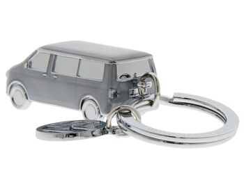 VOLKSWAGEN BUS VW T5/T6 Combi 3D Porte-clés - gris argenté 4