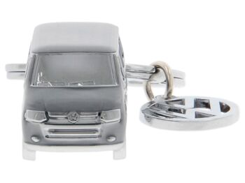 VOLKSWAGEN BUS VW T5/T6 Combi 3D Porte-clés - gris argenté 5