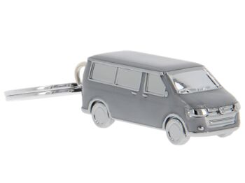 VOLKSWAGEN BUS VW T5/T6 Combi 3D Porte-clés - gris argenté 8