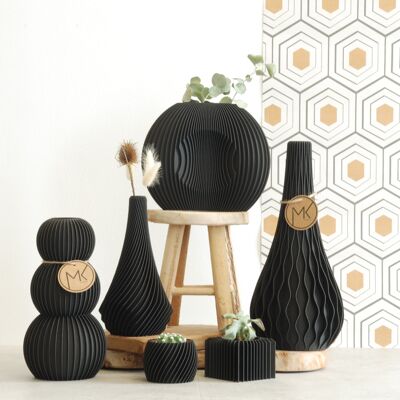 MK l'atelier vases for dried flowers - Ebony Pack