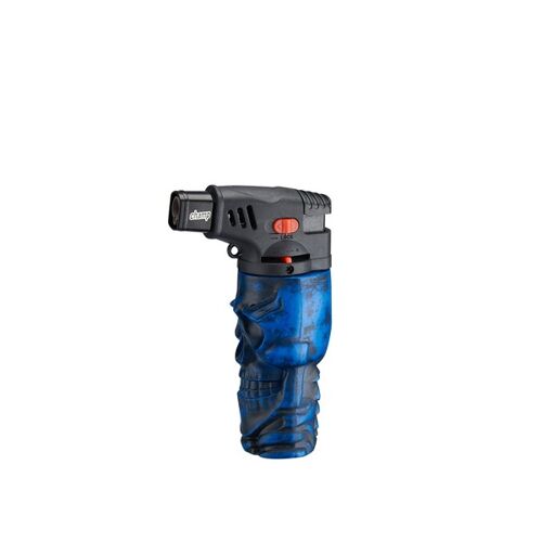 CH SKULL LIGHTER JETFLAME DL12 BLUE