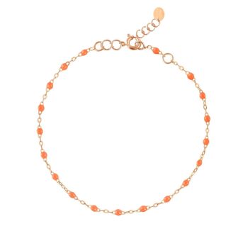 BRACELET RESINE ORANGE 1