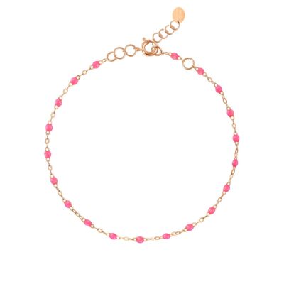 Pink resin bracelet