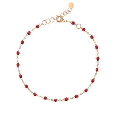 Bracciale in resina bordeaux