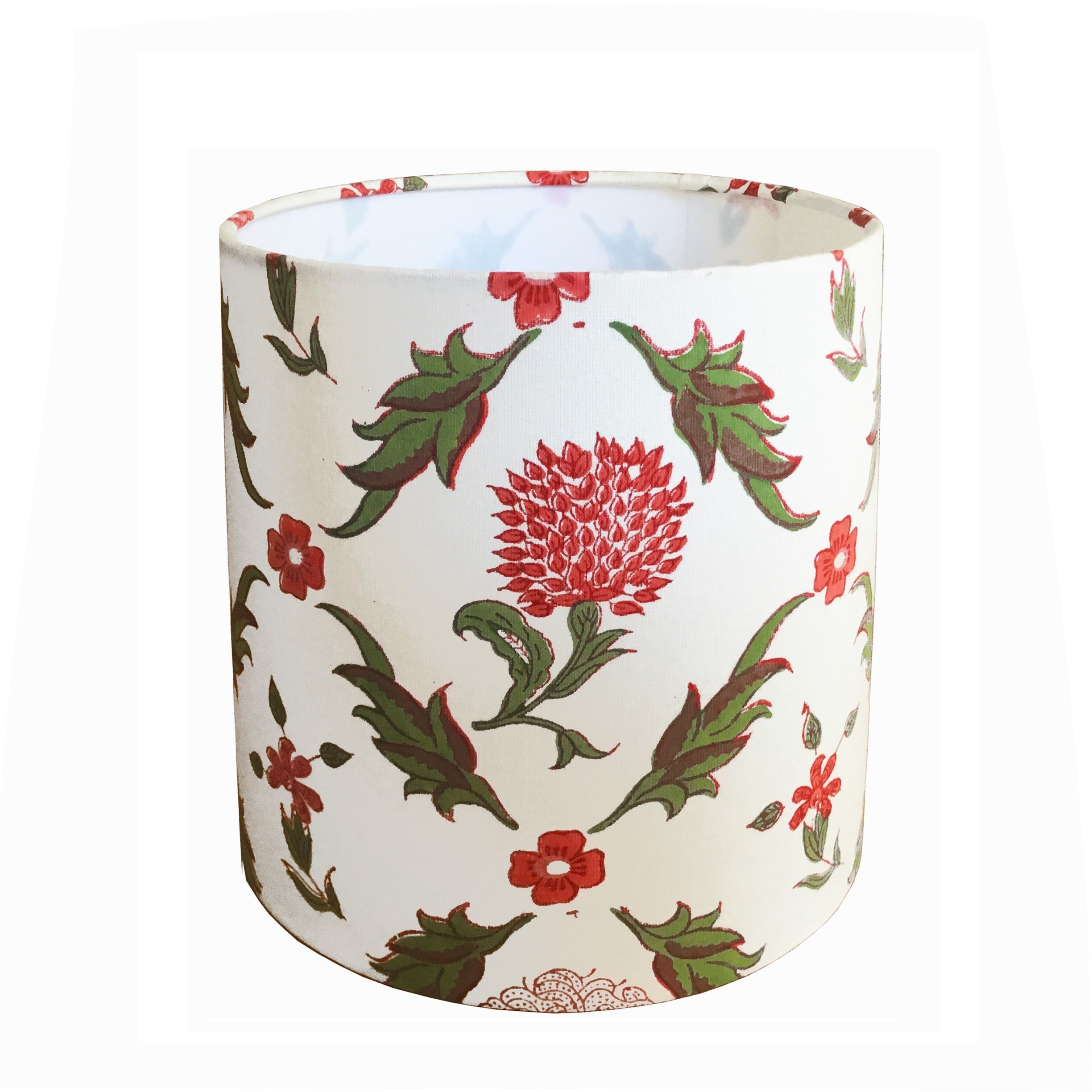 Paralume in tessuto stampato Woodblock - Jaipur 2