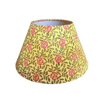 Conical pushkar lampshade / yellow