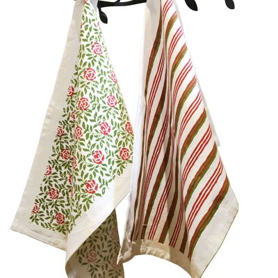 Pushkar tea towels - the 2 assorted