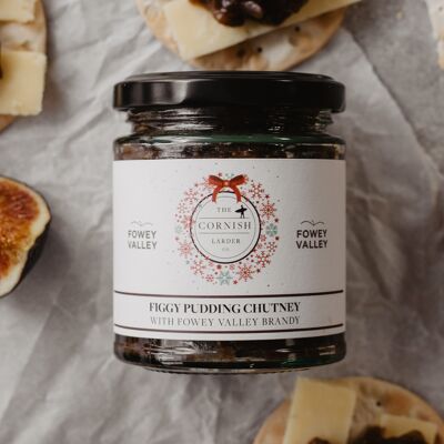 Chutney de pudín de Figgy con brandy de Fowey Valley