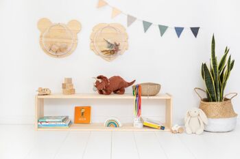 Petite bibliothèque montessori 90 x 30 x 30 3