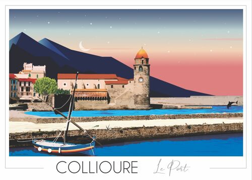 Affiche Collioure 50x70 cm • Travel Poster