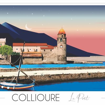 Affiche Collioure 50x70 cm • Travel Poster