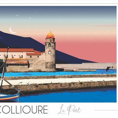 Poster Collioure 50x70 cm • Poster di viaggio