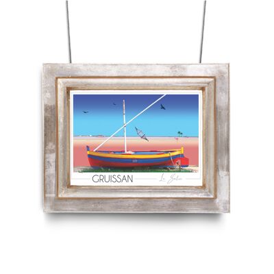 Catalan Barque Poster 50x70 cm • Travel Poster