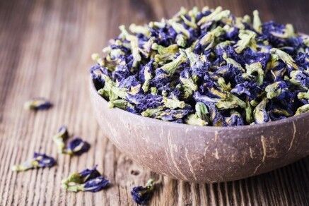 Fiori di pisello farfalla essiccati biologici e del commercio equo e solidale da Kampot - 40 g - HECOSFAIR